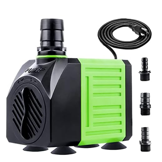 Aysoner Submersible Fountain Water Pump: 550GPH 30W Adjustable Ultra Quiet Small Pond Pump with 6ft Power Cord for Aquarium Fish Tank | Outdoor Waterfall | Statuary | Hydroponics