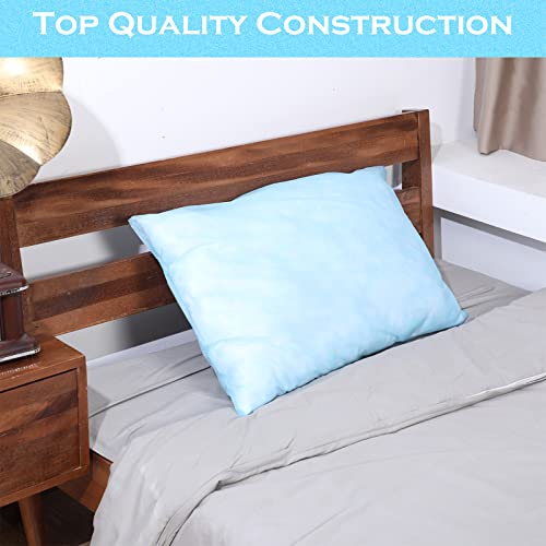 20 Pcs Disposable Pillow Case Medical Disposable Pillow Cover Travel Single Use Pillowcase Non Woven Fabric for Hospitals Hotels Home Bedroom Bedding Supplies, 32 x 20 Inches (Light Blue)
