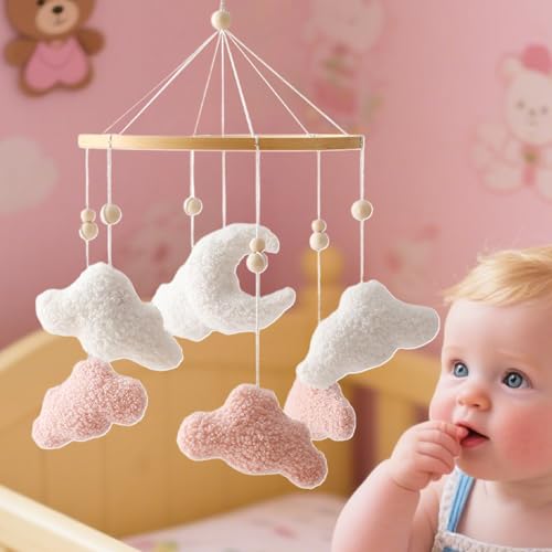 Mobile Bébé Peluches Nuages pour Créer un Cocon de Douceur - 7