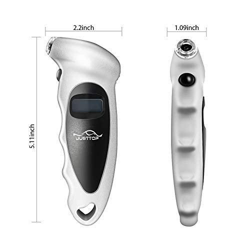 Justtop JUSTTOP-DTPG-SILVER Digital Tire Pressure Gauge thumb #3