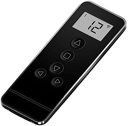 Rollerhouse 15 Channel Remote Controller RF 433.92 Remote Control for Motorized Windows Shades and Blinds,White
