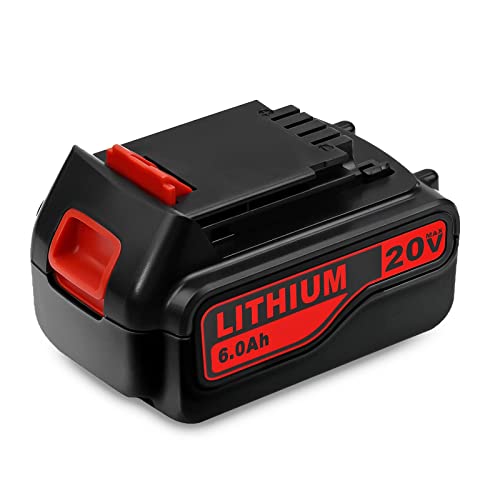 【Upgraded To 6.0Ah 】 Lb2X4020 Replacement Battery For Black And Decker 20V Battery Lb2X4020 Lbxr20 Lb20 Lbx20 Lbxr2020-Ope Lbxr20B-2 Lst220 Lithium Battery For Black & Decker 20 Volt Max Battery #TOP5
