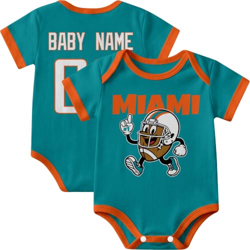 Image of KREDE Baby Clothes Custom Short Sleeves for Baby Boy Gifts | Custom Bodysuit with Number Name Gifts for Baby