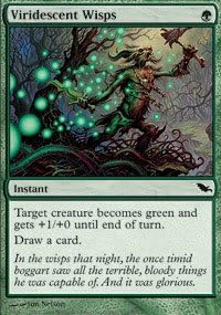 Magic The Gathering - Viridescent Wisps - Shadowmoor