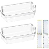 [2 PACK] Upgraded W10803530 Refrigerator Door Shelf Replacement for Whirlpool Refrigerator Door Shelf Bin,W10582649 for Maytag Whirlpool Fridge Door Shelf Parts WRT311FZDW01 WRT311FZDW00 Door Shelves
