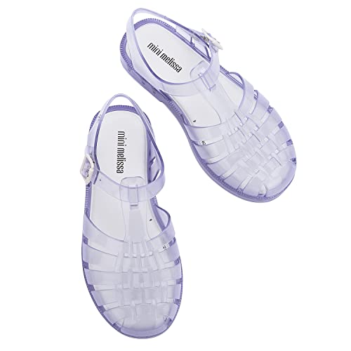 Image of mini melissa Possession Jelly Fisherman Sandal for Toddler and Kids | Iconic Fisherman Jelly Sandal for Toddlers & Girls, Adjustable Buckle, Waterproof, Bubblegum Scent, Play & Dress Shoes