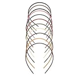 EPIGEIST Rutschfester Dünner Haarreif aus Kunststoff 0,5cm – 11 Schmale...