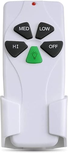 Vista 20 de Kit de control remoto universal de ventilador de techo 53T, atenuador de luz de 3 velocidades, funciona con receptor 18R 28R compatible con 53T 35T