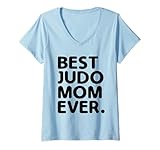 Photo Gallery donna miglior judo mom ever judoka arti marziali grappling maglietta con collo a v Photo Gallery donna miglior judo mom ever judoka arti marziali grappling maglietta con collo a v