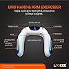 LOOKEE Arm Workout EMS Exerciser, Electric Muscle Trainer Machine for Arms and Hands.