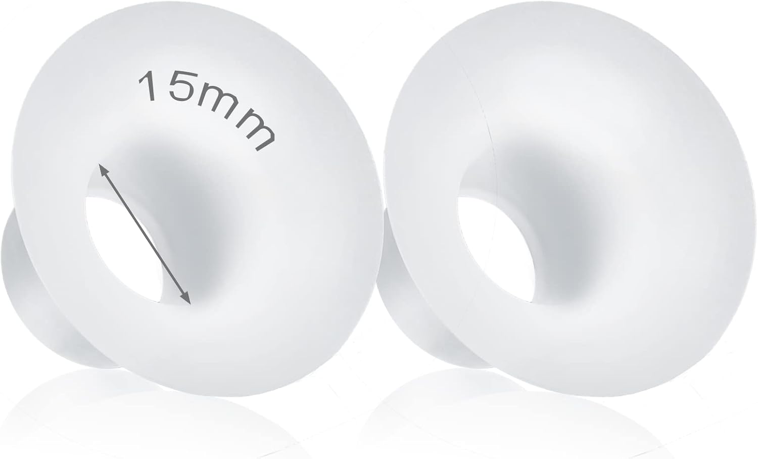 LOZAEVE 15mm Silicone Flange Inserts Compatible with for Spectra S1, S2