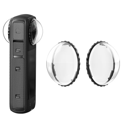 Premium Optical Tempered Glass Lens Guards Protective Cover Compatible for Insta360 X4 Lens Protector Cap Cover Case Compatible with Insta360 X4 Camera Accessories