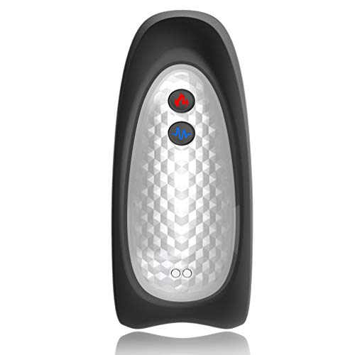 UTIMI Male Masturbator Cup Hitting Stroker Glans Training Set with 7 Vibration Modes, 1 Lube