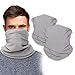 Sojourner Neck Gaiter, Bandana, Buff (2 Pack) - Face Cover for Men, Women, and Teens - Neck Warmer UV Sun Protection Gator (Grey)