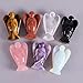2Pieces Opalite Beautiful Carved Crystal Angel Stone Statue Figurines Reiki Healing 1.6