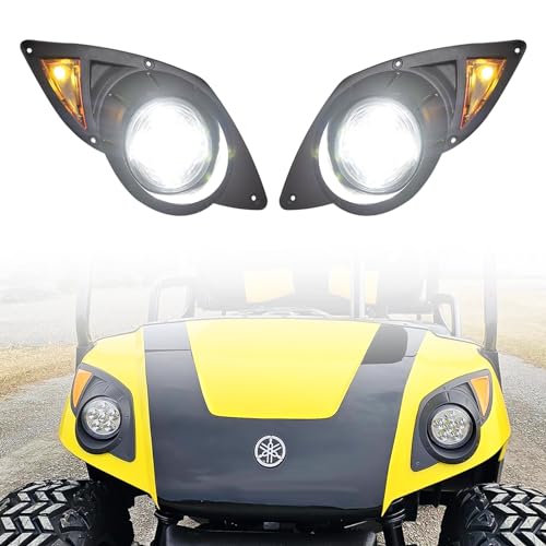 Orle Oko LED Head Light Kit For YAMAHA Drive G29 2007-2016 Gas or Electric Golf Cart Models Passenger Driver Side Replace 12V Headlights Light Kit Assembly For YAMAHA by Orle Oko - Used condition - Image 8