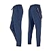 AQAYL Mens Linen Pants Drawstring Elastic Waist Casual Trousers with Pockets for Stylish Streetwear and Summer Fashion Navy