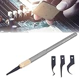 【LAME EN ALLIAGE】Le kit de retouche de la carte mère BGA en tôle d’acier allié super mince SK5 souple, trempée par des processus spéciaux, garantit des performances stables.