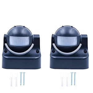 WANGCL Infrarot Bewegungsmelder AUZ22912 Schwarz