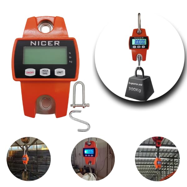 Balança Digital Industrial Portátil 300 Kg