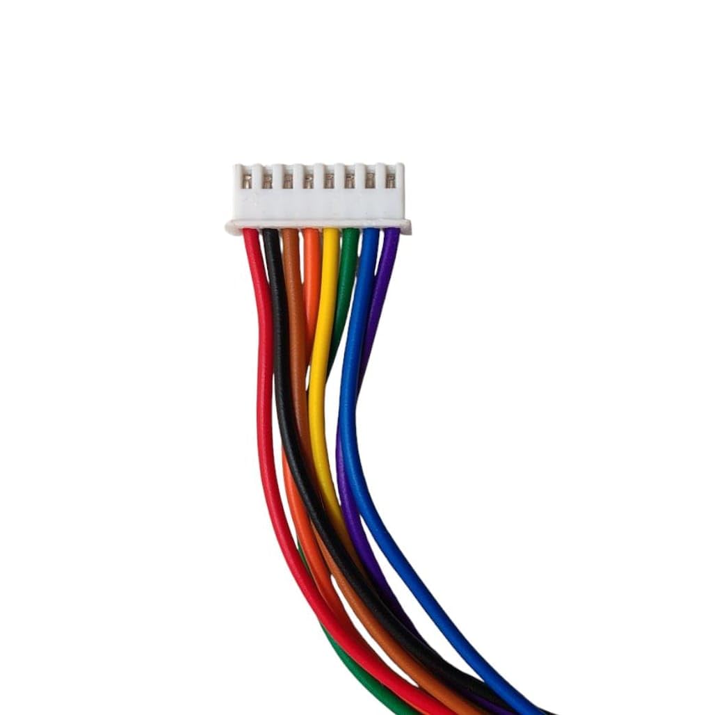 Unique India 1 MTR 8 Pin JST XH 2.54mm Pitch Plug and Socket with Cable 14/36 PVC Wire (0.5mm)-image-47
