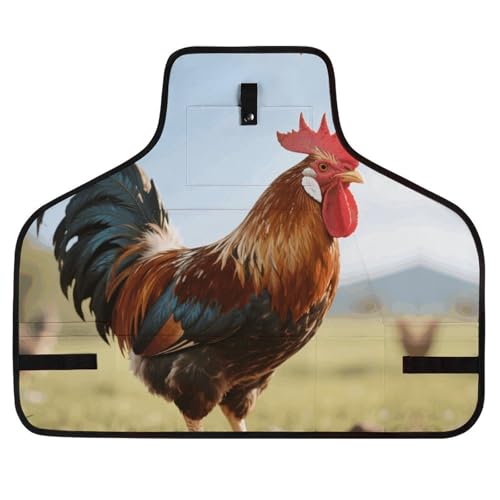 Delantal de trabajo ajustable con 8 bolsillos para hombre y mujer miniatura 1