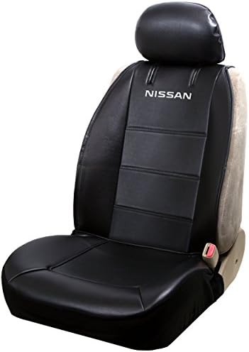 Plasticolor Nissan Sideless Seat Cover, 2-Piece Sideless Seat Covers (008617R01), Black