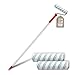 mako PROFI Farbroller EASYTEX 25 cm mit Teleskopstab 110-200 cm, inkl. 3 Malerwalzen, Farbroller f&uuml;r alle Heim- und Handwerker-Malerprojekte, Malerwerkzeug in Profi Qualit&auml;t