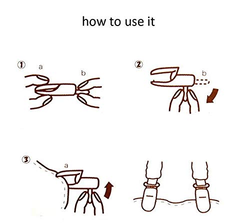 Clip Portatovaglioli Con Catena - 4 Pezzi, Regolabile, Per Anziani E Bambini, Anti-Macchia - Foto 11