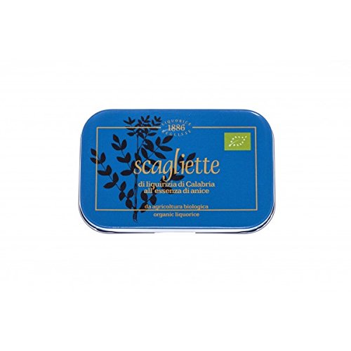 Scagliette di Liquirizia Pura Bio di Calabria D.O.P. all'essenza di anice 40 gr.