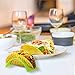 Ximimark 12 pcs Colorful Taco Holder Stand For Soft & Hard Shell Taco Microwave Safe