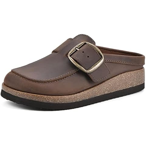 WHITE MOUNTAIN Women's Bueno Mule, Brown/Leather, 6 M Cover