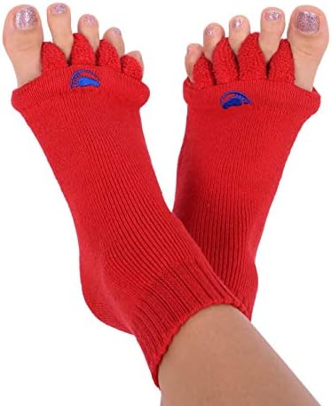 My Happy FeetFoot Alignment Socks with Toe Separators for Men or Women