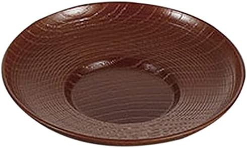 Set of 5 Tea Saucer 4.0 Miyabi Tea Saucer, Brown, 4.7 x 0.8 inches (12 x 2 cm), Restaurant, Commercial Use, Tableware