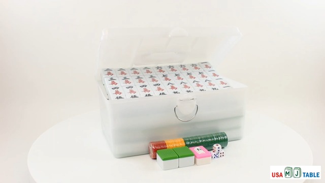 Set de Mahjong Chino Guangdong Extra Grande 144 Fichas miniatura 7