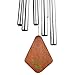 Nature’s Melody Premiere Grande Tunes Wind Chimes – Outdoor Windchime with 6 Tubes Tuned to E Pentatonic Scale, Rustproof Aluminum, Beech Wood & S Hook Hanger for Sympathy, Memorial Gift or Zen Garden