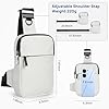 Sacoche Homme Bandouliere, Sac à BandoulièRe éTanche & Poche De Blocage Frid Pour Homme Et Femme, Sling Sac De Poitrine RandonnéE Petit TéLéPhone Portable Chest Crossbody Bag Pour Le Quotidien #5