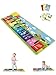 FOKI Floor Piano Mat for Toddlers, Sensory Educational Dancing Musical Keyboard Carpet Toy, Animal Sounds Touch Playmat Blanket, for 1 to 5 Years Old Boy and Girl