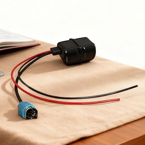 Cargador de 12V para Radio KCE-236B con cable de alimentación de ABS resistente