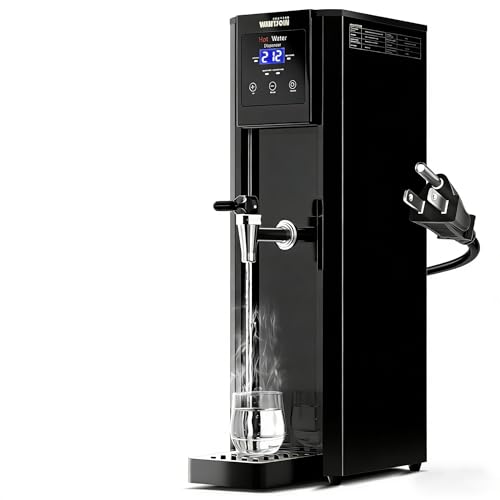 Image of WantJoin Commercial Hot Water Dispenser - Adjustable Temperature Automatic Water Boiler Step-Heating for Boba Tea Coffee Shop Office