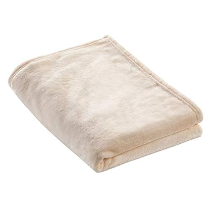 ESTELLA Kuscheldecke Polarflausch | Elfenbein | Flauschige Microfaser-Flanelldecke ideal für die Couch | 150x200 cm…