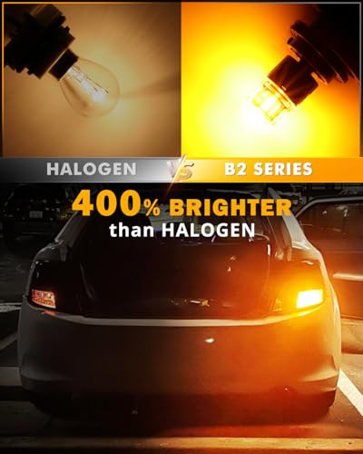 Image of Auxbeam 2026 B2 Series 1157 LED Bulbs Amber Turn Signal Blinker Light