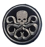 Hydra Military Patch Fabric Embroidered Badges Patch Tactical Stickers for Clothes with Hook & Loop