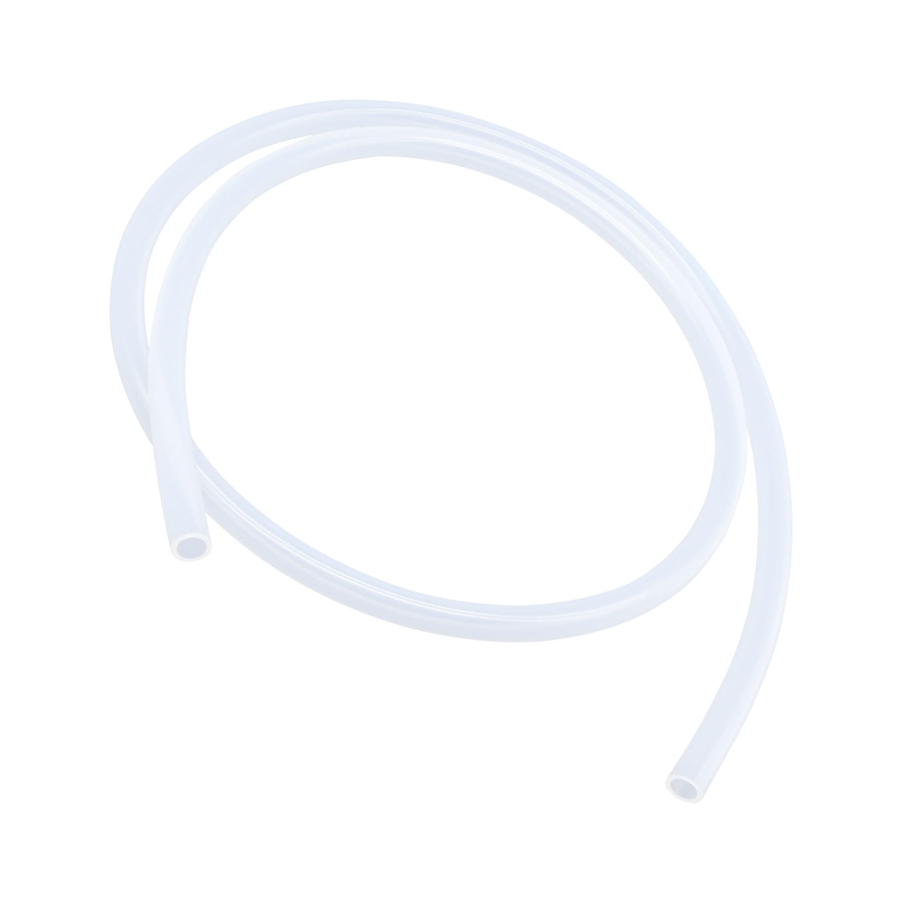 iMeistek Silicone Tubes 8mm ID x 11mm OD (1 Metres),Flexible Clear Food Grade Silicone Tube Hose for Air/Water Pump Transfer,Homebrew,Aquarium