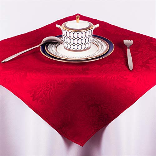 LINGXING Serviettes en Tissu, Serviette De Table en Tissu à La Bouche, Serviettes Occidentales, Longettes pour, Serviettes Douces Et Confortables (D14,48 * 48cm) Cover