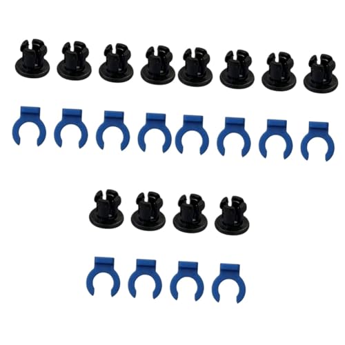 TIDTALEO 3 Sets 3D Printer Extruder Hotend Clip Clamp Tube Collet Tube Coupling Collet Clip Set for Efficient Filament Changes