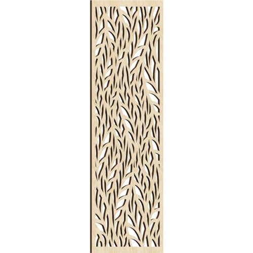 Ortonville Decorative Pierced Fretwork Wood Wall Panels, 19 3/8"W x 49 3/8"H x 3/8"T, Birch