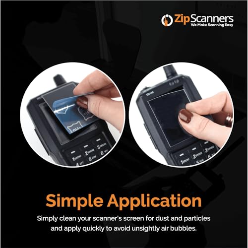 image for Zip Scanners Screen Protectors Compatible with BCD996P2 Police Scanner