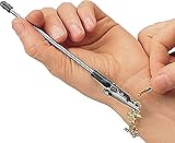 Silver Bracelet Tool Jewelry Helper- Bracelet Fastener Helper with Watch Clasps & Zipper Pull. Easy Fastener Bracelet Holder by Extreme Brands ?nly
