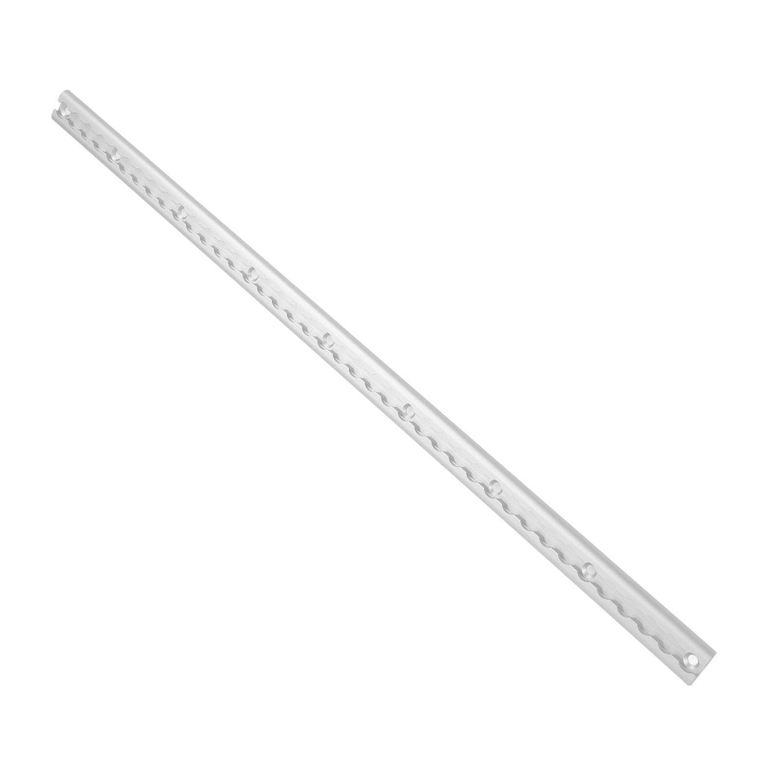 POENVFPO Binario a L, Binario a L in Alluminio Anodizzato, 3,3 Piedi con Fori Preforati, Attacco per Carico per Camion Rimorchi, Fissaggio del Carico Facile da Installare (SILVER)